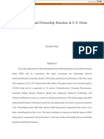 ESG Rating and Ownership Structure in U.S. Firms