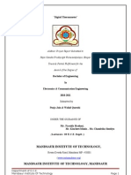 A Minor Project Report Submitted To Rajiv Gandhi Prodhyogik Vishwavidyalaya, Bhopal Towards Partial Fulfillment For The Award of The Degree of