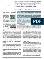 Design Calculation of Penstock and Nozzl