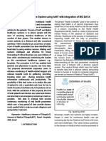 Wireless Healthcare System Using Iomt With Integration of Big Data