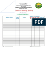 Attendance Sheet