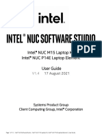 Intel NUC Software Studio User Guide-Intel NUC M15 Laptop Kit and Intel NUC P14E Laptop Element-V1.4