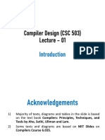 1 - Introduction - Lecture 01