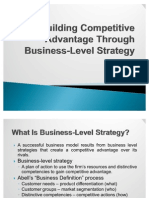 Building Competitive Advantage Through Business-Level Strategy