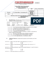 Math 10 2nd Exam