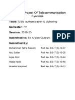 SEP - GSM Authentication & Ciphering - Telecommunication Systems