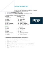 ICSE Focus On History Solutions Class 8 Chapter 7 The Great Uprising of 1857