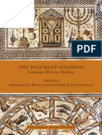 (Early Judaism and Its Literature) Eberard Bons, Patrick Pouchelle - The Psalms of Solomon - Language, History, Theology-SBL Press (2015)