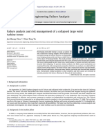 Failure Analysis and Risk Management of A Collapsed Large Wind