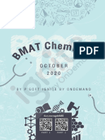 Boost Up BMAT Chem Oct 2020