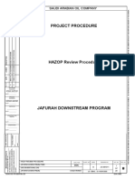 Project Procedure: Saudi Arabian Oil Company