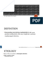 Descending Necrotizing Mediastinitis 