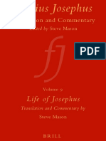 Flavius Josephus - Life of Josephus (Trans. Mason) (Brill, 2001)