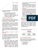 Financial Management Chapter 1&2