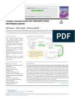 Design Considerations For Industrial Water Electrolyzer Plants