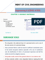 CHAPTER - 3 Highway Materials