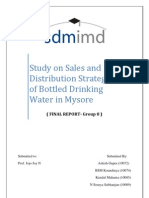 S&D Report On Water Bottle Industry