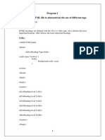 Web Desighning Lab Manual