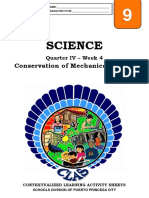 Science9 - q4 - CLAS4 - Conservation-of-Mechanical-Energy - V67-Copy - RHEA ANN NAVILLA