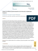 Design of Cost-Efficient Optical Fronthaul For 5G - 6G Networks - An Optimization Perspective - PMC