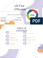 Life Cycle Cost Analysis