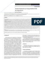 Treatment of Intra-Abdominal Hydatid Cyst Using Modified PAIR Technique: Single Center Experiences