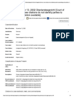 Germany November 13, 2002 Oberlandesgericht (Court of Appeal) (German Case Citations Do Not Identify Parties To Proceedings) (Translation Available)