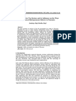 1049-3301-1-PB Presumptive Tax System and Its Influence On The Ways Informal Entrepreneurs Behave in Tanzania