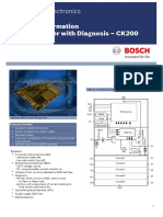 Automotive Electronics Product Information Ignition Driver With Diagnosis - CK200