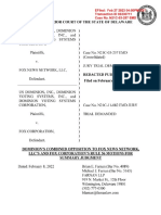 DOMINION Vs FOX Oppostion Motion To Summary Judgement