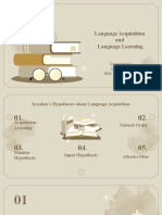 Language Acquisition and Language Learning