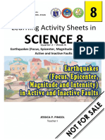 Pingol, Jessica - LAS Q2 W4 Earthquakes (Focus, Epicenter, Magnitude and Intensity) in Active and Inactive Faults