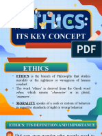 Week 2 Key Concepts in Ethics 1