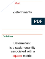 Determinants Ams