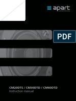 Biamp Manual Apart cm20dts cm30dtd cm60dtd PDF