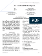 Traffic Signal Violation Detection System