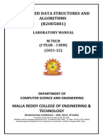 Advance Data Structures Through Java Labmanual