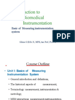 Basic of Measuring Instrumentation System