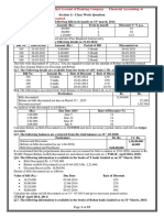 Class Work & Home Work Question of Final Account of Banking Conpany 22-23