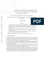 A Statistical Approach For Controlling The Probability of False Alarm and Missed Detection in Smartphone-Based Earthquake Early Warning Systems