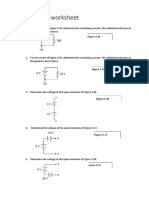 Ohm's Law Worksheet