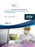 Medicinal Cannabis Manufacture