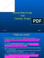 Interest Rate Swaps and Currency Swaps