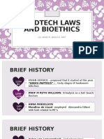 Medtech Laws and Bioethics