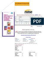 Unified Council Results NSTSE Results