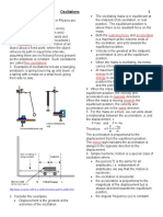 Notes-Oscillations