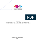 Online Bank Management System