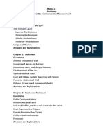 MCQ Anatomy-thorax-Abdo-Pelvis