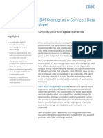 IBM Storage As A Service - Data Sheet: Simplify Your Storage Experience