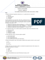 Statistics and Probability MathCom